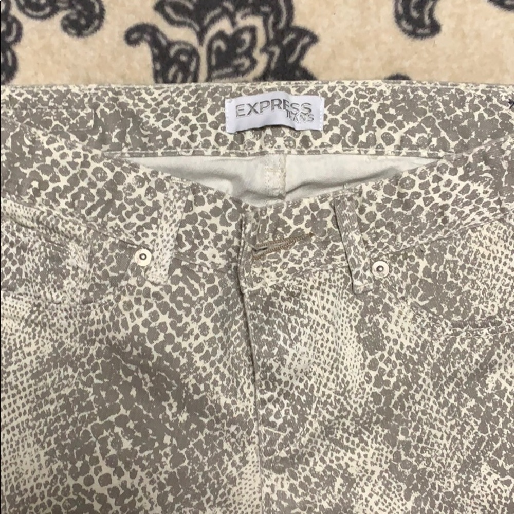 Express Snake Print Jeans